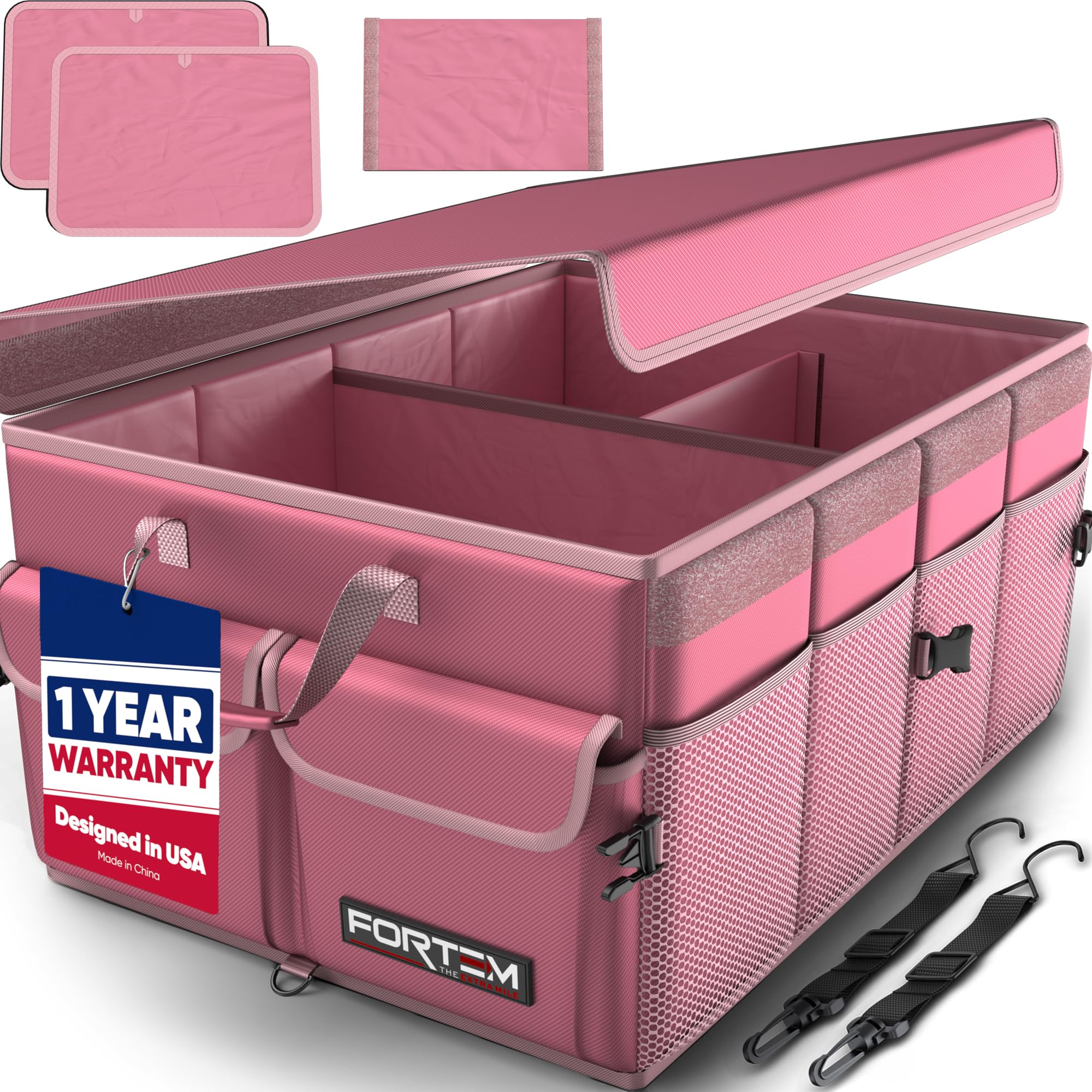 Foldable Multi-Compartment Trunk Organizer