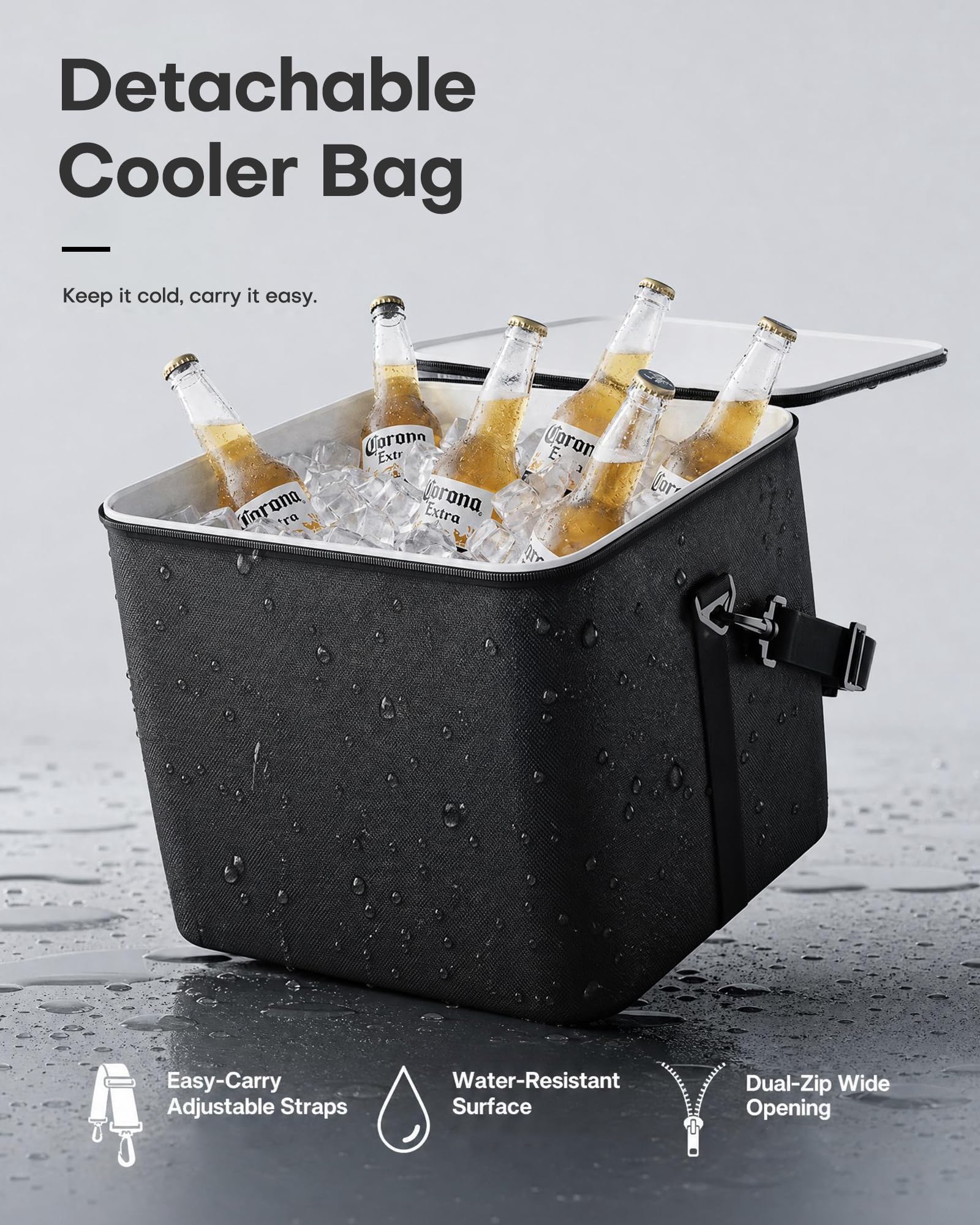 Foldable Trunk Organizer with Cooler