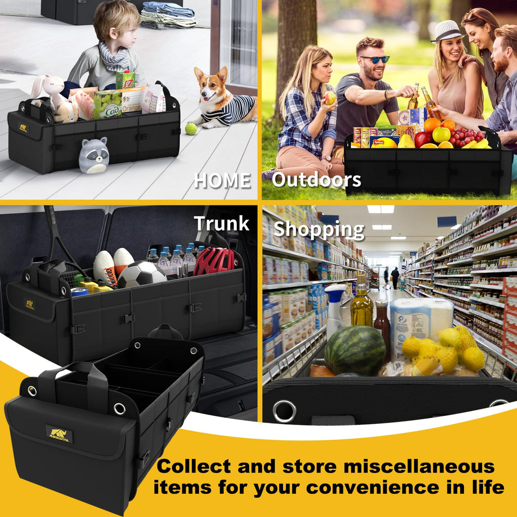 MIKKUPPA Car Trunk Organizer with Cooler Bag