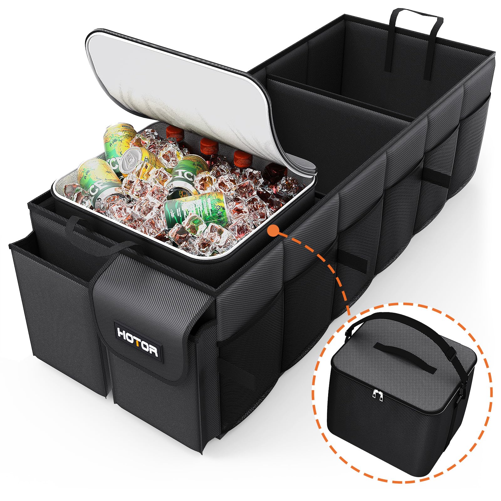 Foldable Trunk Organizer with Cooler