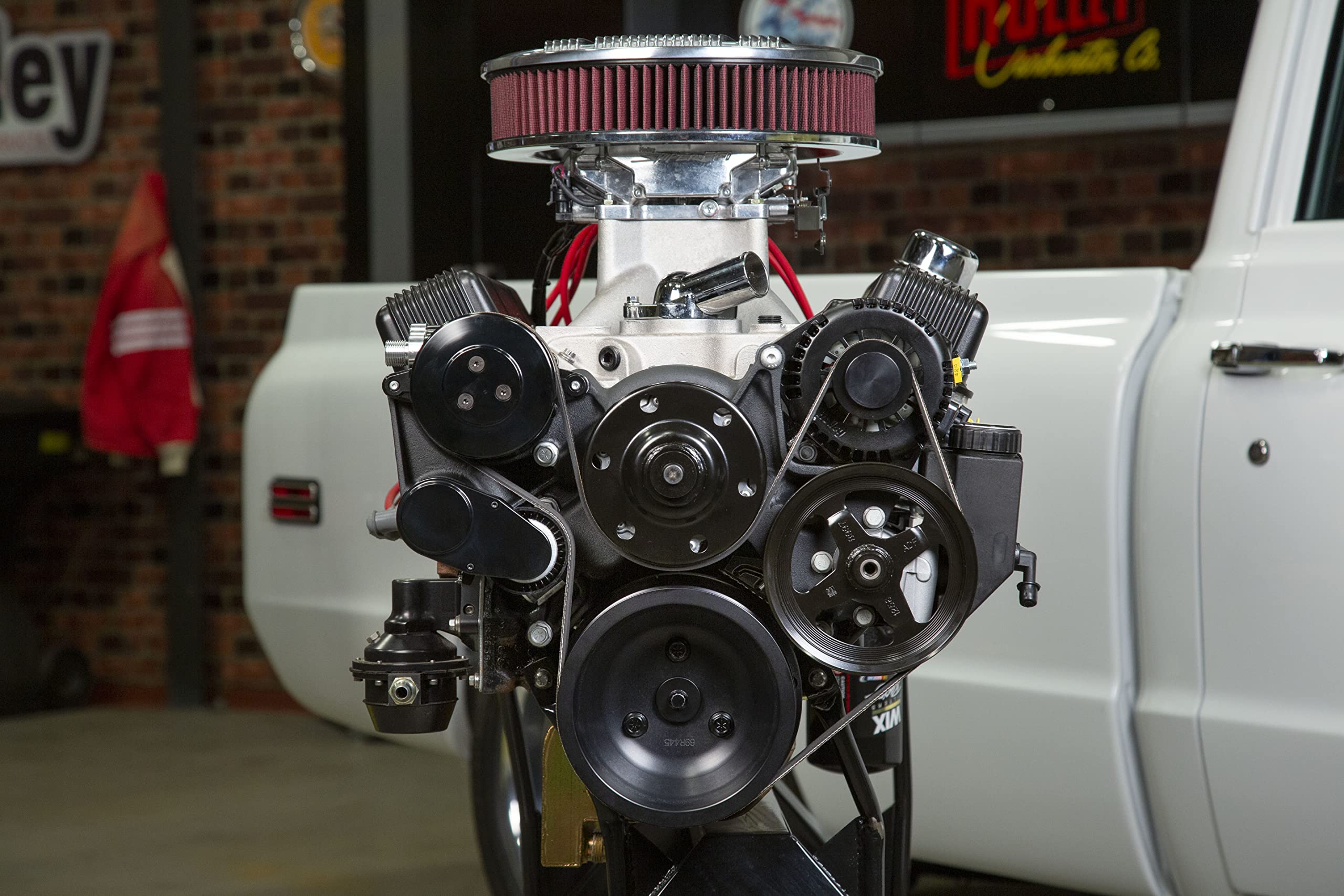 SBC Front Accessory Drive Conversion Kit with A/C & Power Steering