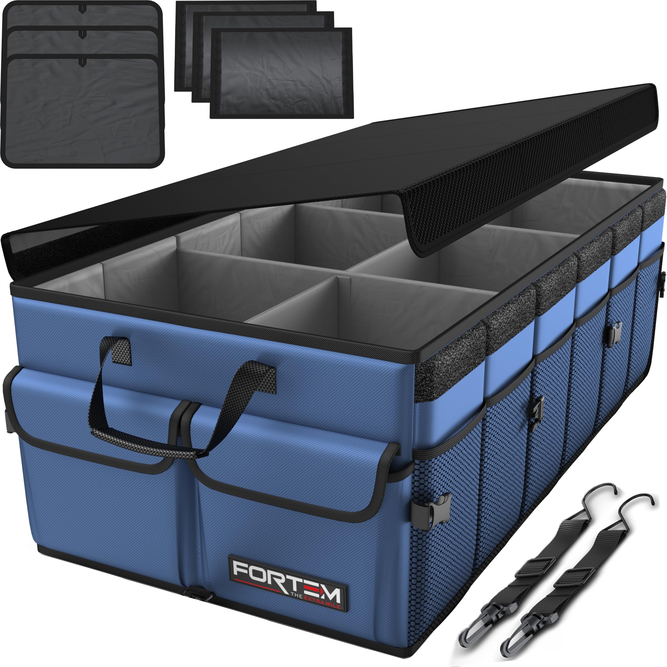 Foldable Multi-Compartment Trunk Organizer