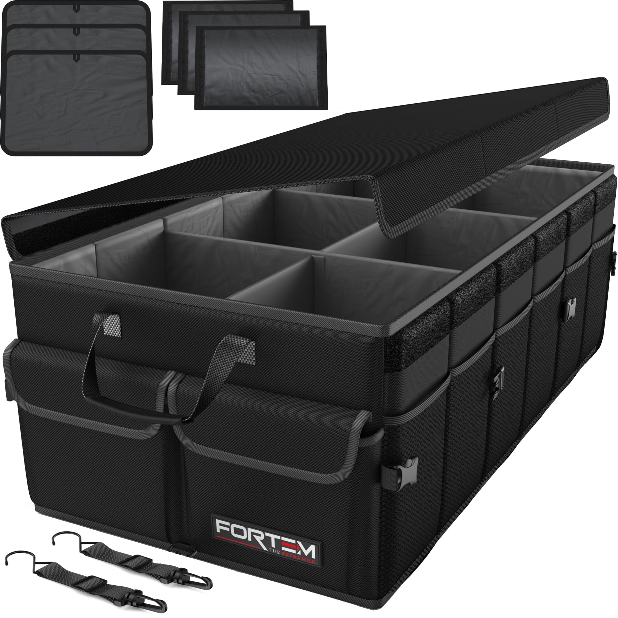 Foldable Multi-Compartment Trunk Organizer
