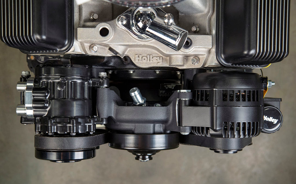SBC Front Accessory Drive Conversion Kit with A/C & Power Steering