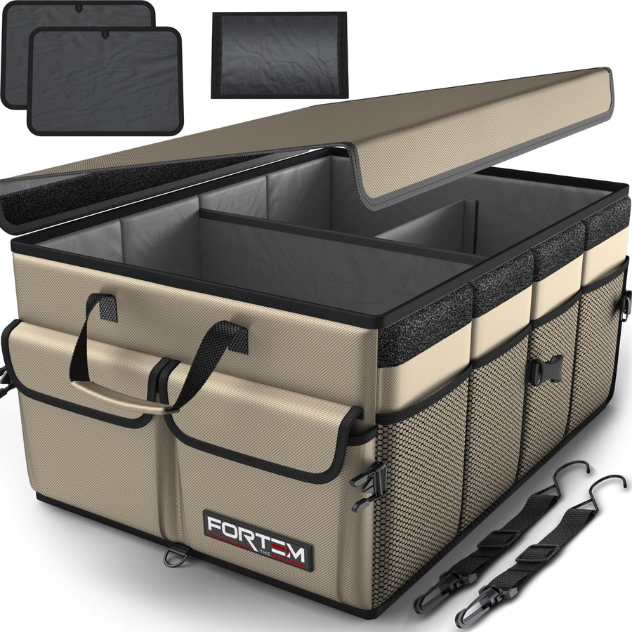Foldable Multi-Compartment Trunk Organizer