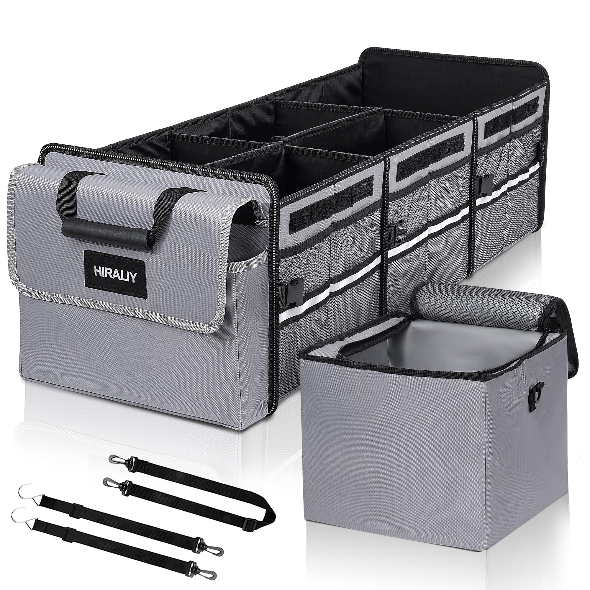Foldable Trunk Organizer with Cooler Bag