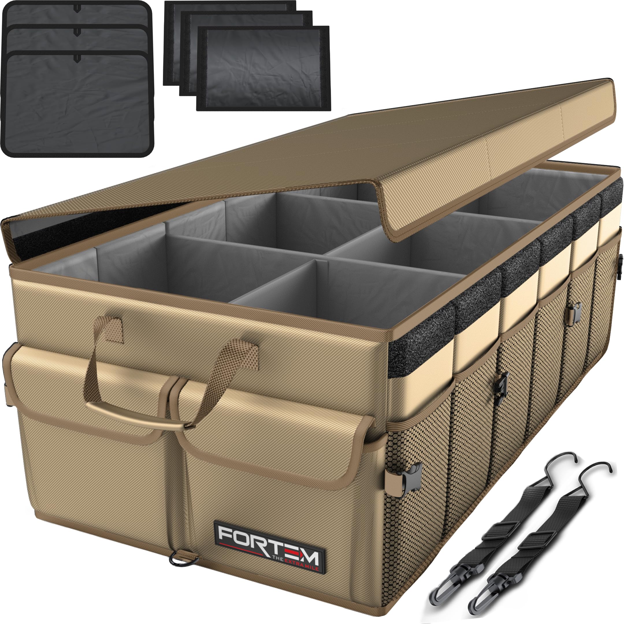 Foldable Multi-Compartment Trunk Organizer