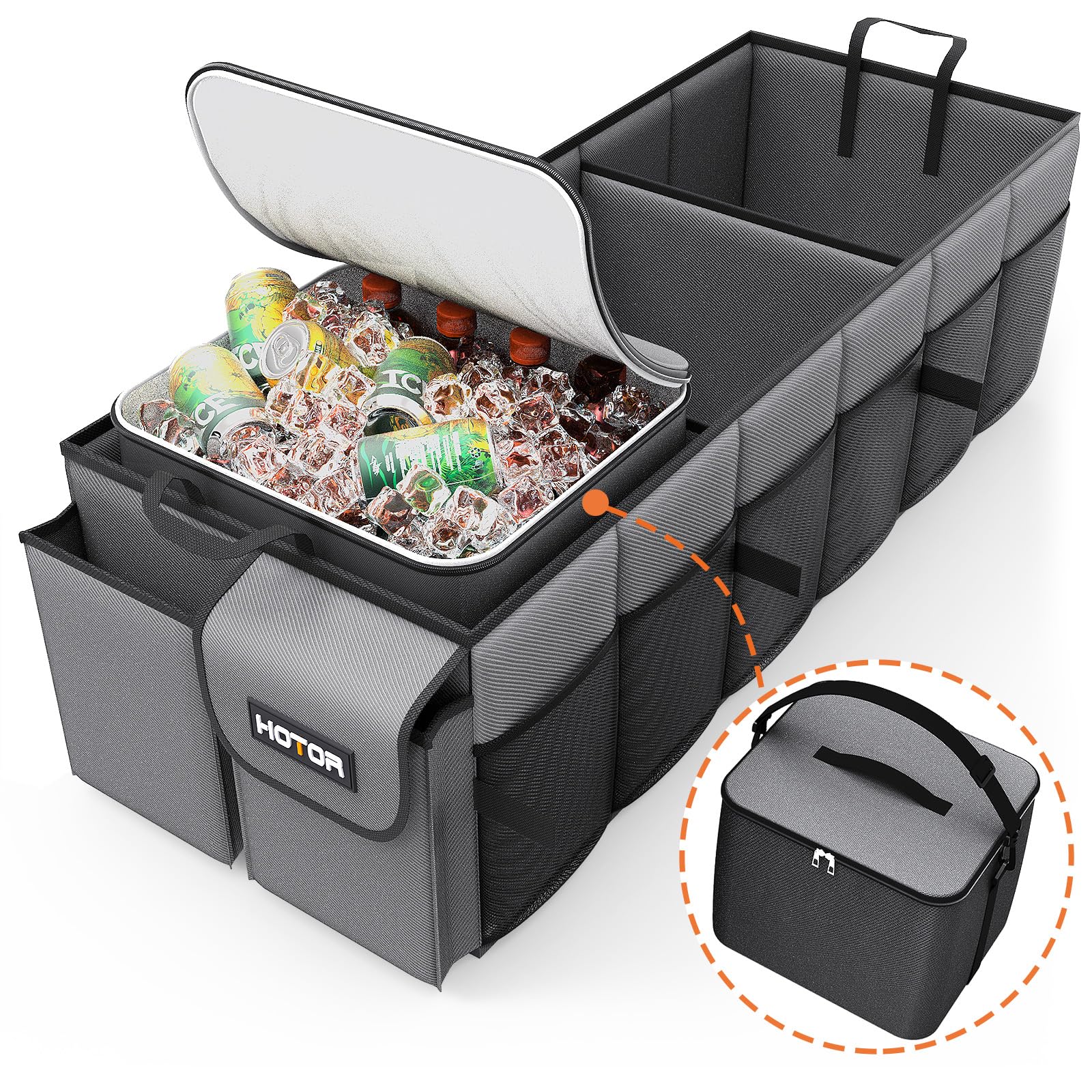 Foldable Trunk Organizer with Cooler