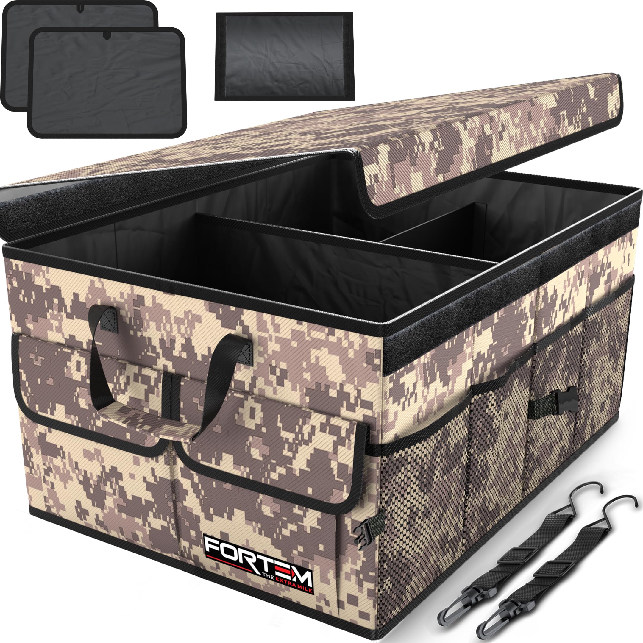 Foldable Multi-Compartment Trunk Organizer
