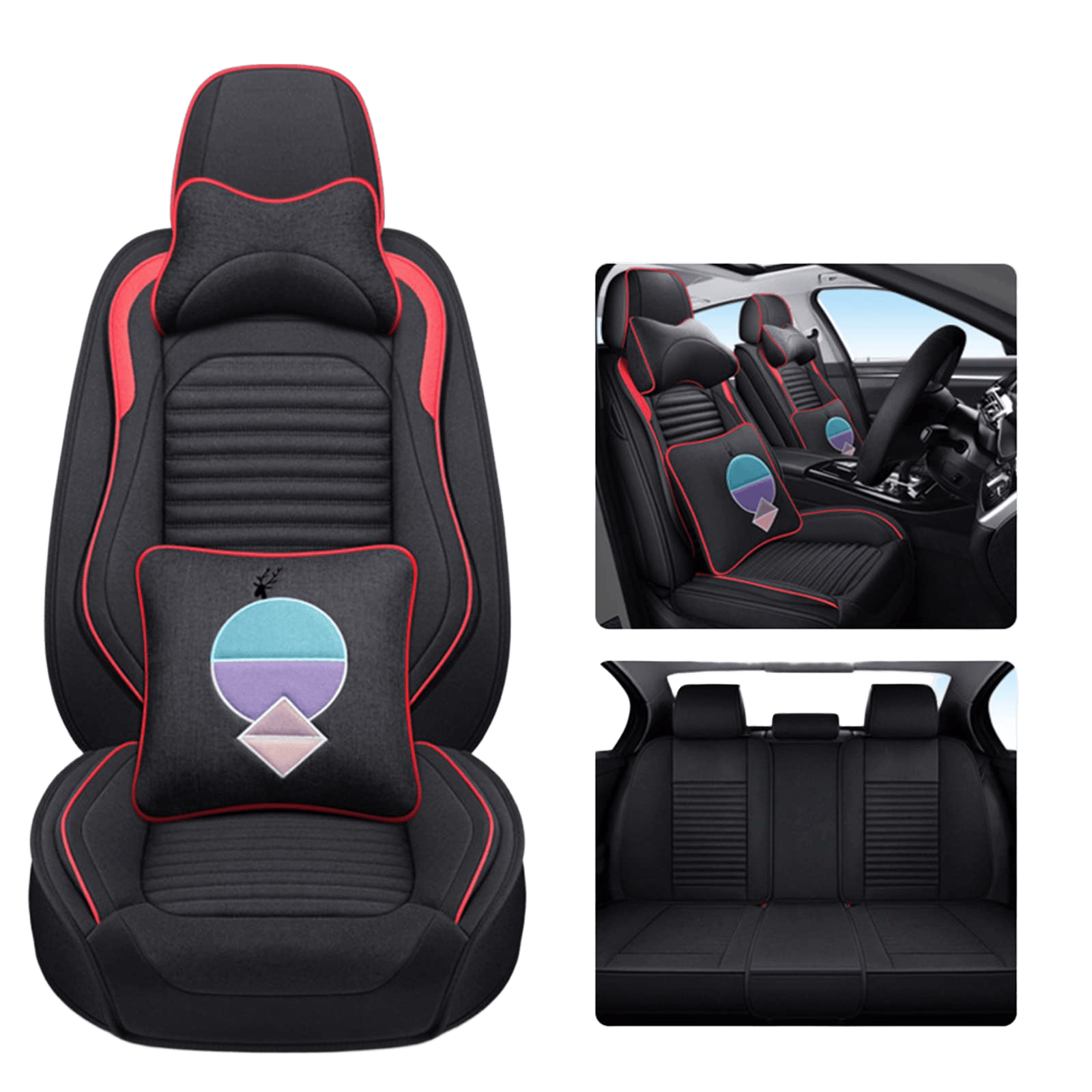 Universal 5-Seat Car Seat Cover Set